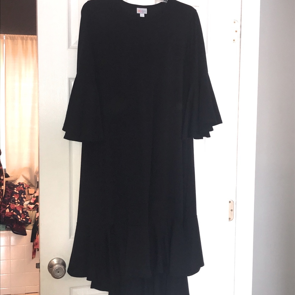 LuLaRoe Maureen Ruffle Swing Dress